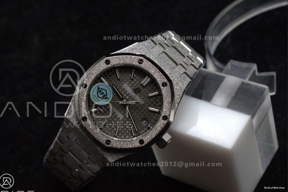 37mm APSF SS Royal 1:1 SA3120 SS Grey 1031 Super on Bracelet Best Dial Oak Frosted Clone Lightweight Textured 15454 Edition 1230